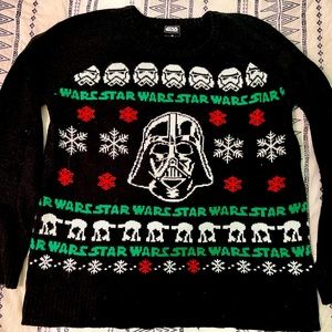 STAR WARS "Darth Vader" Pullover Black Christmas Sweater